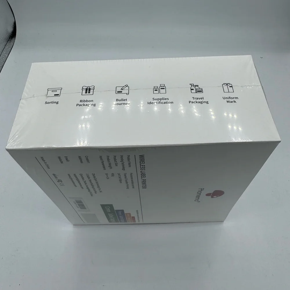 Phomemo P3100 Portable Bluetooth Printer Laminated Label Maker Machine with Tape